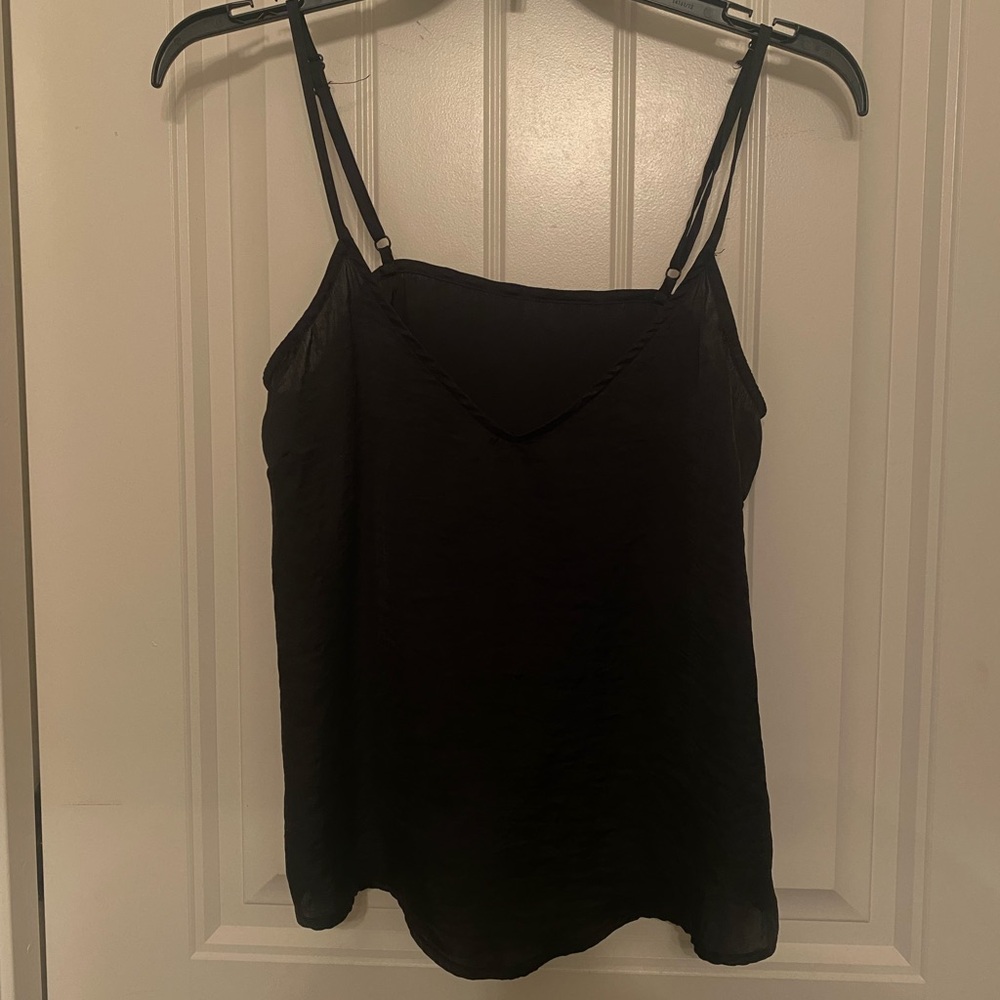 Sleek Black Women's Camisole Top